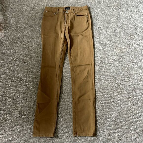 A.P.C. Other - Mens A.P.C Tan/Brown Petit New Standard Skinny Jeans 27W